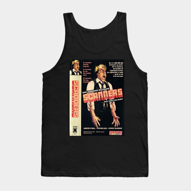 Scanners Danish VHS Tank Top by Nerdy Gift